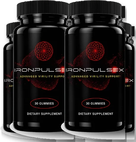 IronPulseX 6-bottle best-value male vitality gummy package